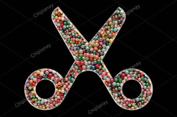 A Barber Shop Palette of Threads: Reviewing Scissors Barber Bead Colorful Embroidery
