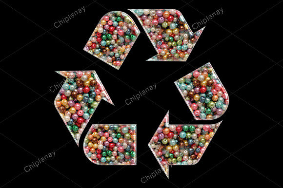 A Crafters Review of Recycle Icon Beads Colorful Embroidery