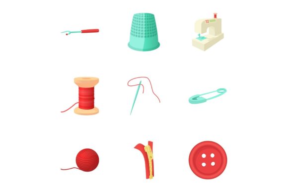 A Designer's Review: Cartoon Embroidery Icons for Holiday Products