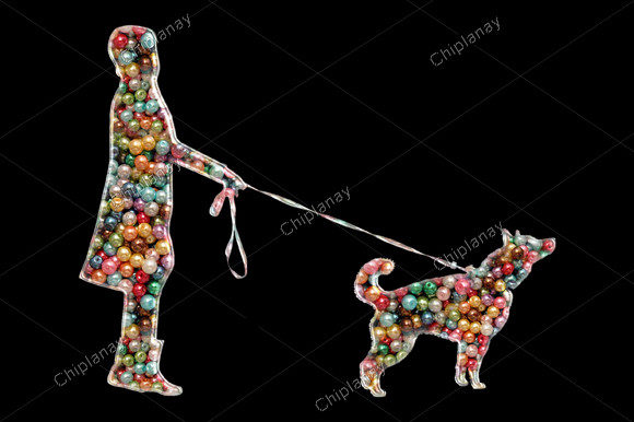 A Designer's Review: Dog Woman Girl Beads Colorful Embroidery