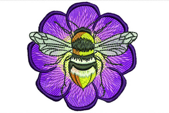 A Designer's Review: Using the Bee on Flower Embroidery for Business Merch