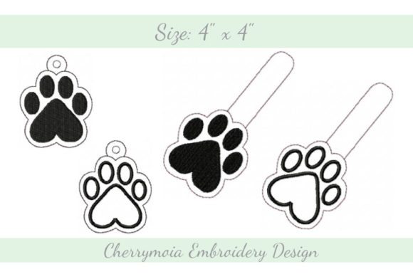 A Pawfect Embroidered Gift: Reviewing Paw Key Fob ITH