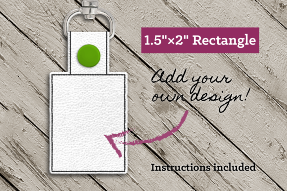 A Practical Review of the Blank Rectangle Key Fob Embroidery Design