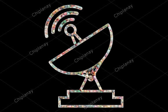 An Embroidered Satellite Antenna Adds Sweet Charm to Gifts