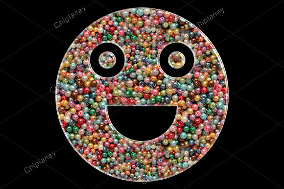 An Embroiderer’s Review of Emoji Smilie Beads Colorful Embroidery