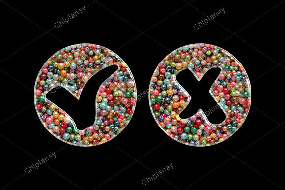 Approve Reject Beads: A Festive Embroidery Design