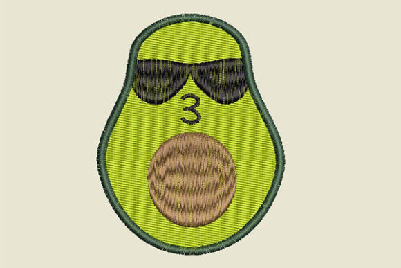 Avocado Kiss Embroidery Design Review for Real Projects