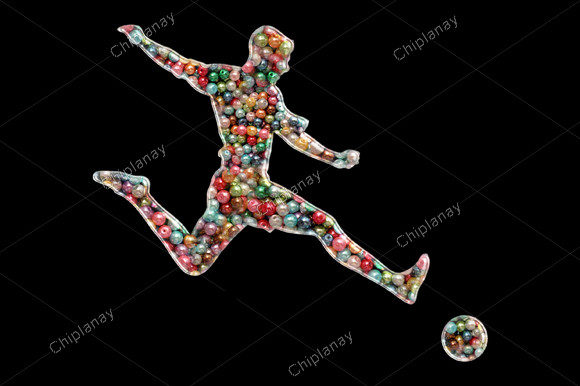 Craft Fair Review: Soccer Football Colorful Embroidery
