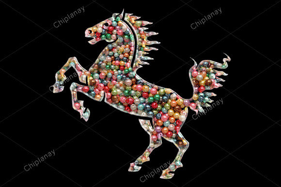 Evaluating Horse Beads Colorful Embroidery for Real Projects