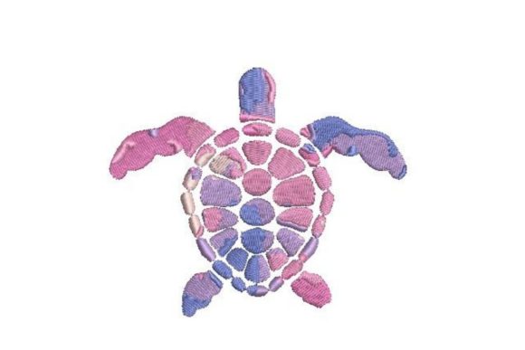 Hawaiian Tie Dye Sea Turtle Embroidery Design Review