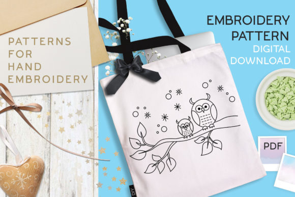 Owls Branch DIY Embroidery Review for Craft Fair Products